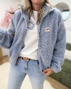 Gilet veste Athenais bleu