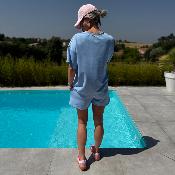 Ensemble Cosy club bleu rose