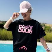 Ensemble Cosy club noir rose