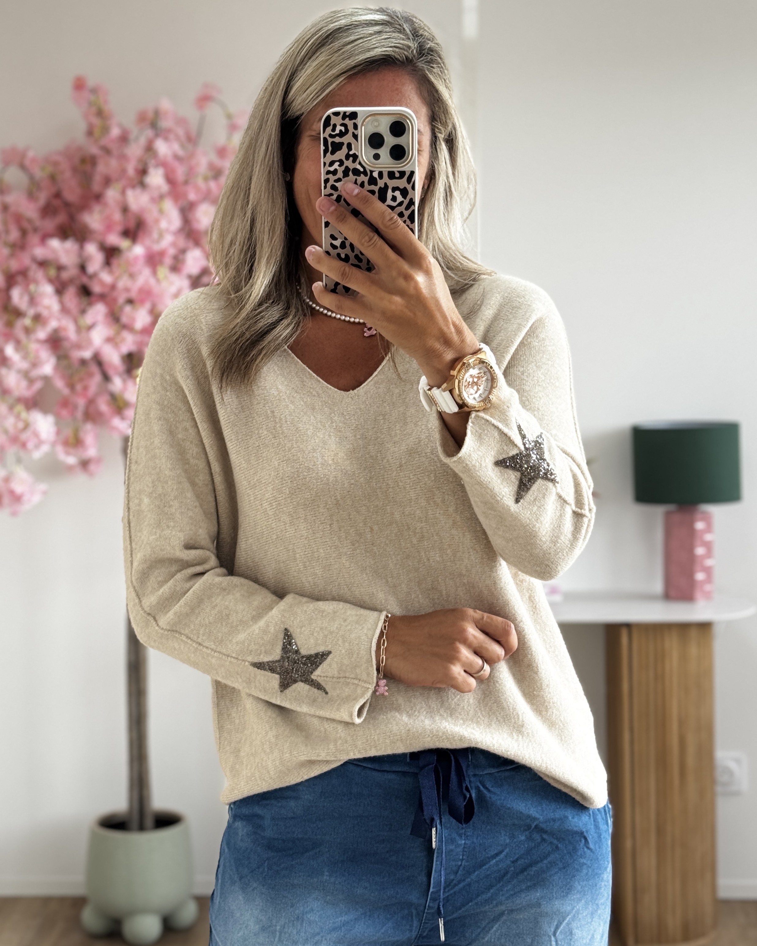 Pull Monica beige