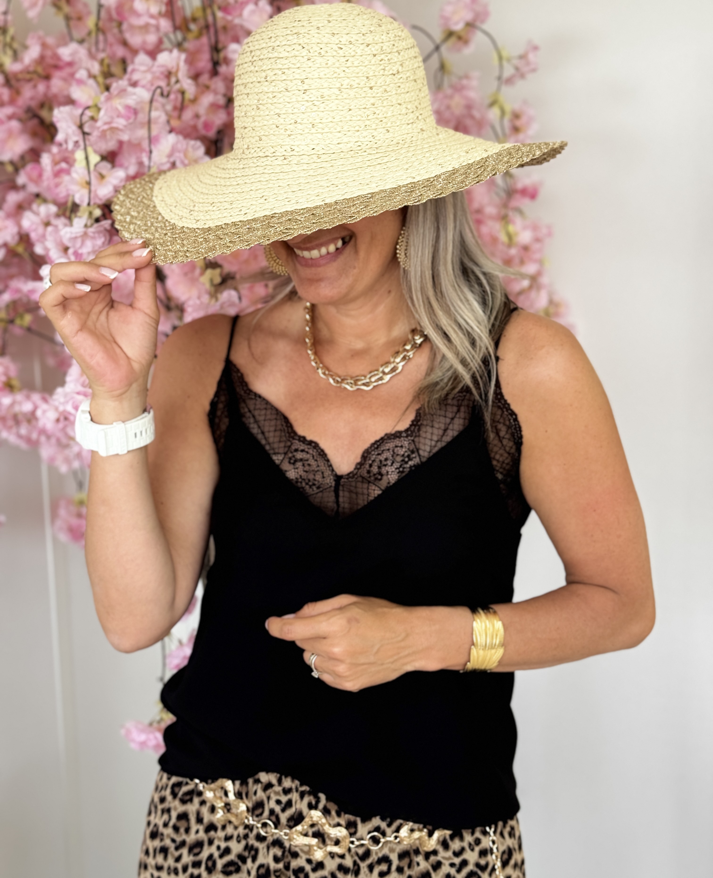 Top dentelle noir