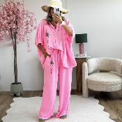 Chemise Andrea rose