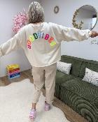 Sweat Good vibes beige