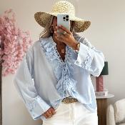 Blouse Amaya bleue