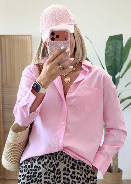 Chemise Sacha rose clair