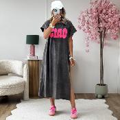 Robe tee shirt Ciao grise