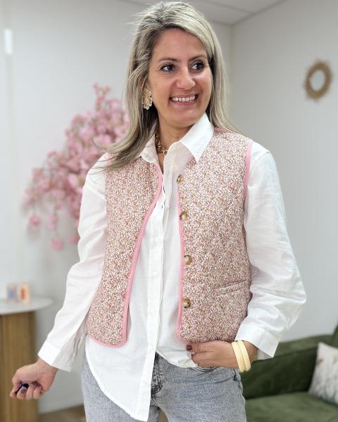 Gilet Samantha rose