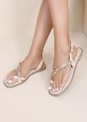 Sandales cleo beige
