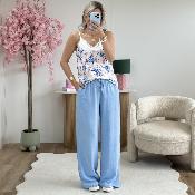Pantalon Billy bleu (taille grand)