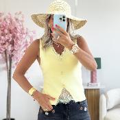 Top Alina jaune