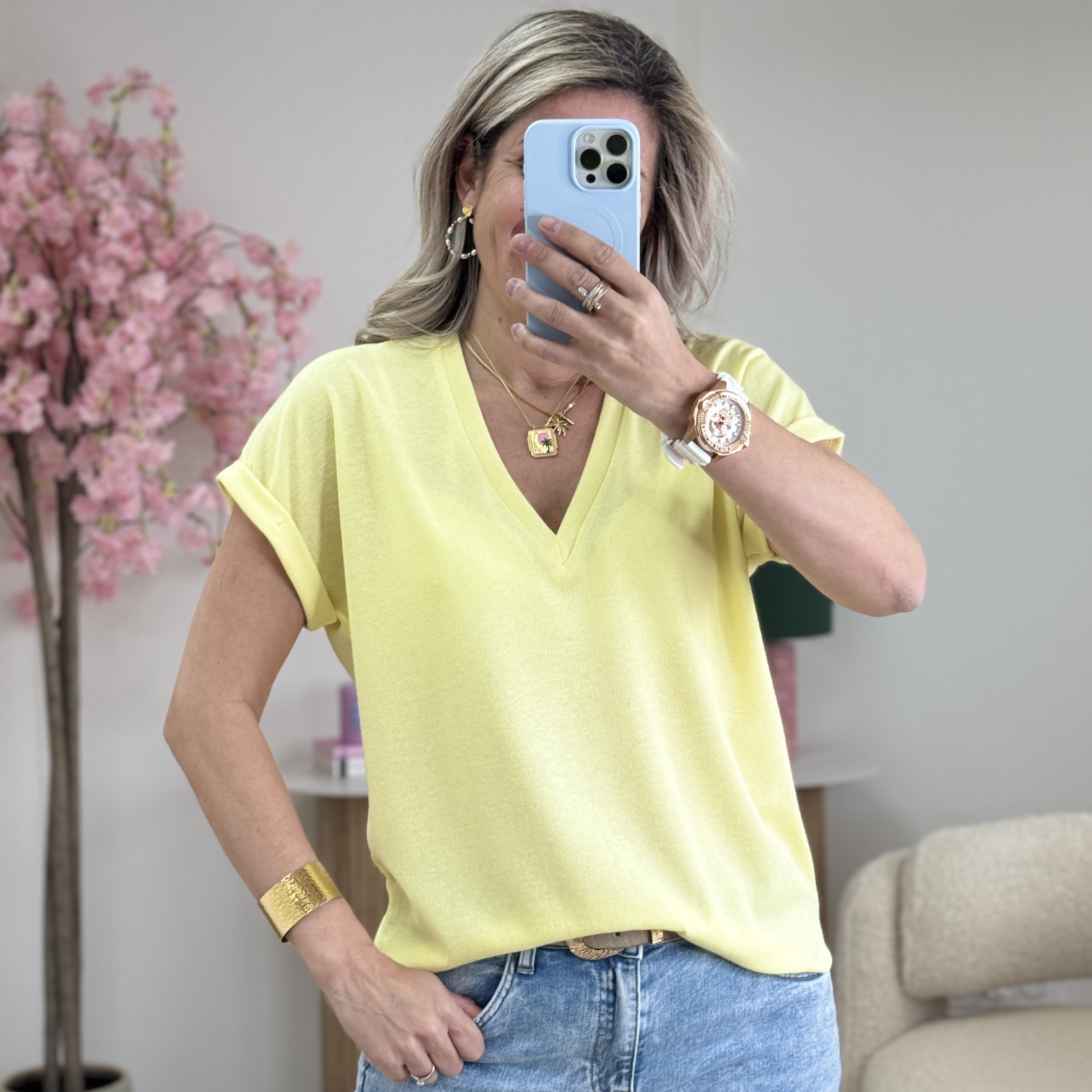 Tee shirt Laura jaune