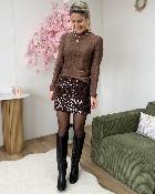 Sous pull pailleté bronze 