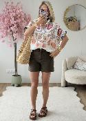 Short jeans choco