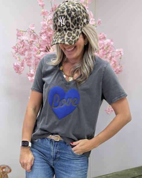 Tee shirt Leslie bleu