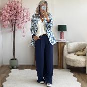 Pantalon Paula marine
