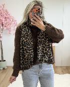 Echarpe leo camel