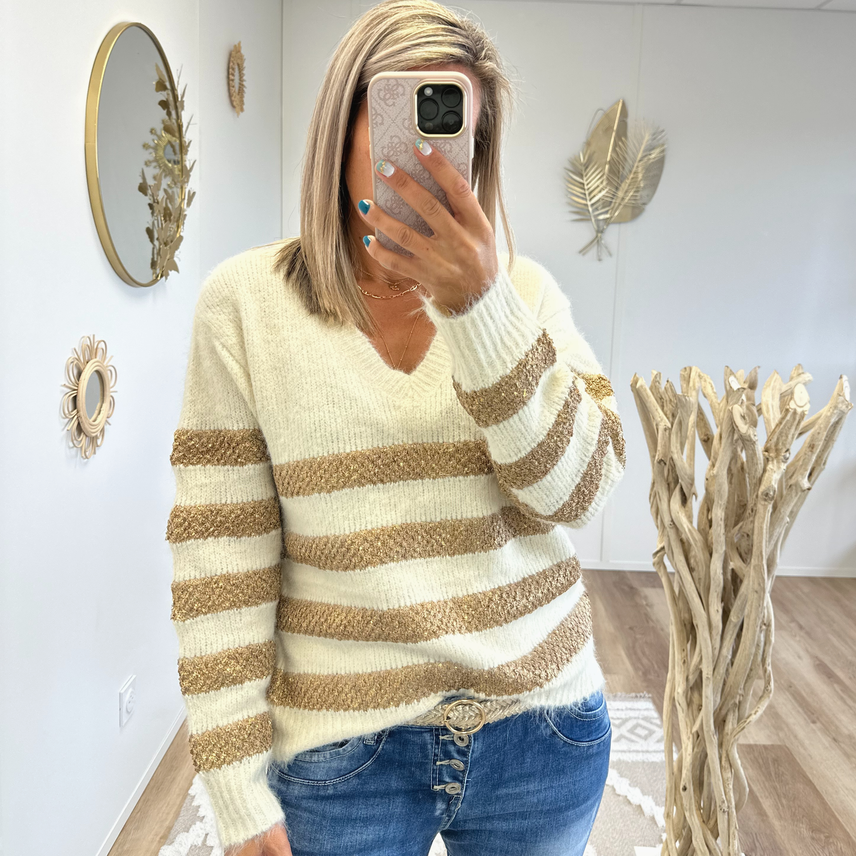 Pull Albane ecru