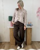 Pantalon Calixte choco