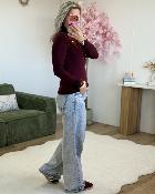 Pull Solene bordeaux