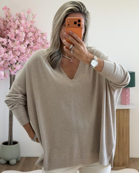 Pull Ophelie beige