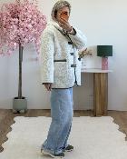 Manteau reversible kaki