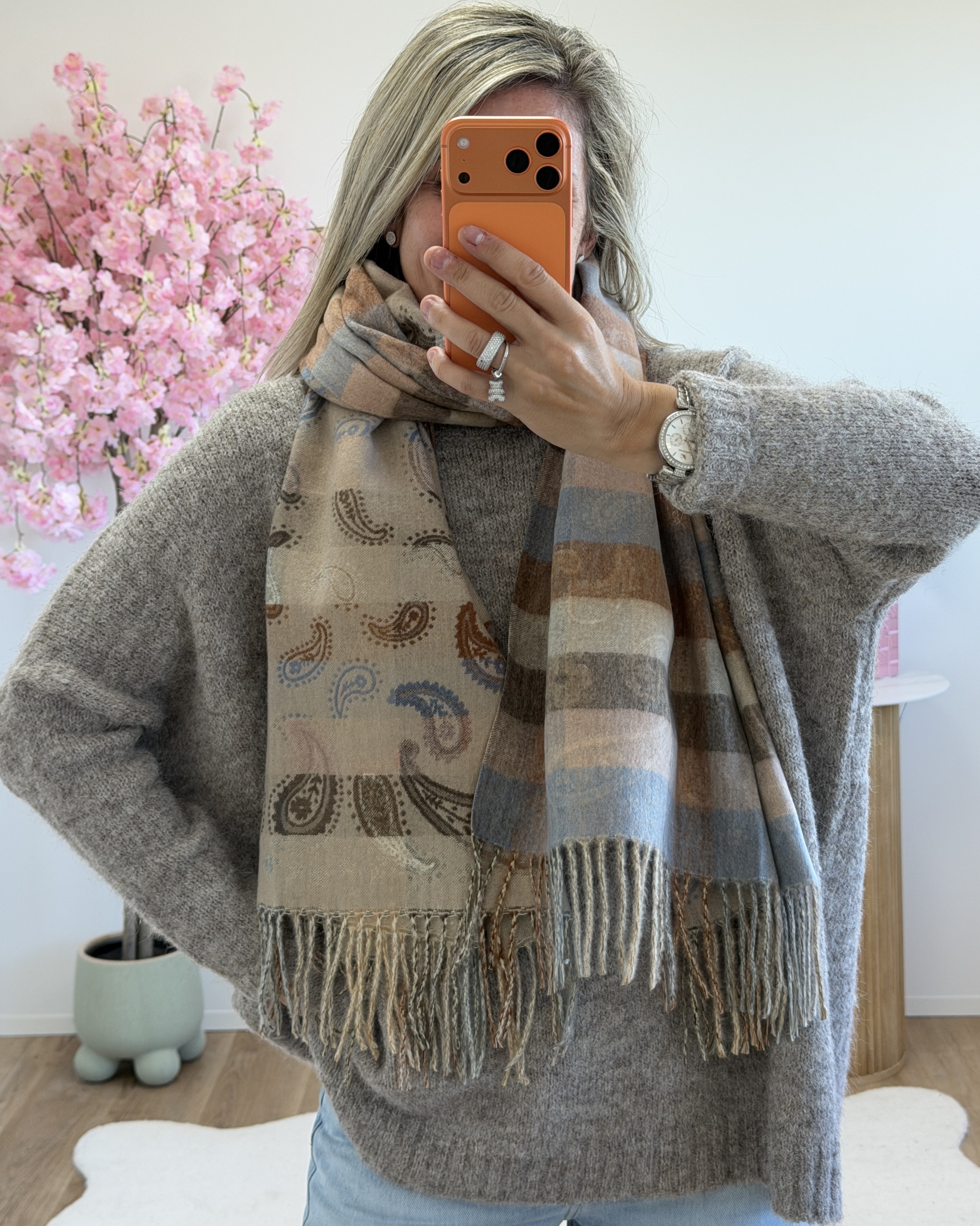 Echarpe Molly taupe