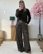 Pantalon Clara marron