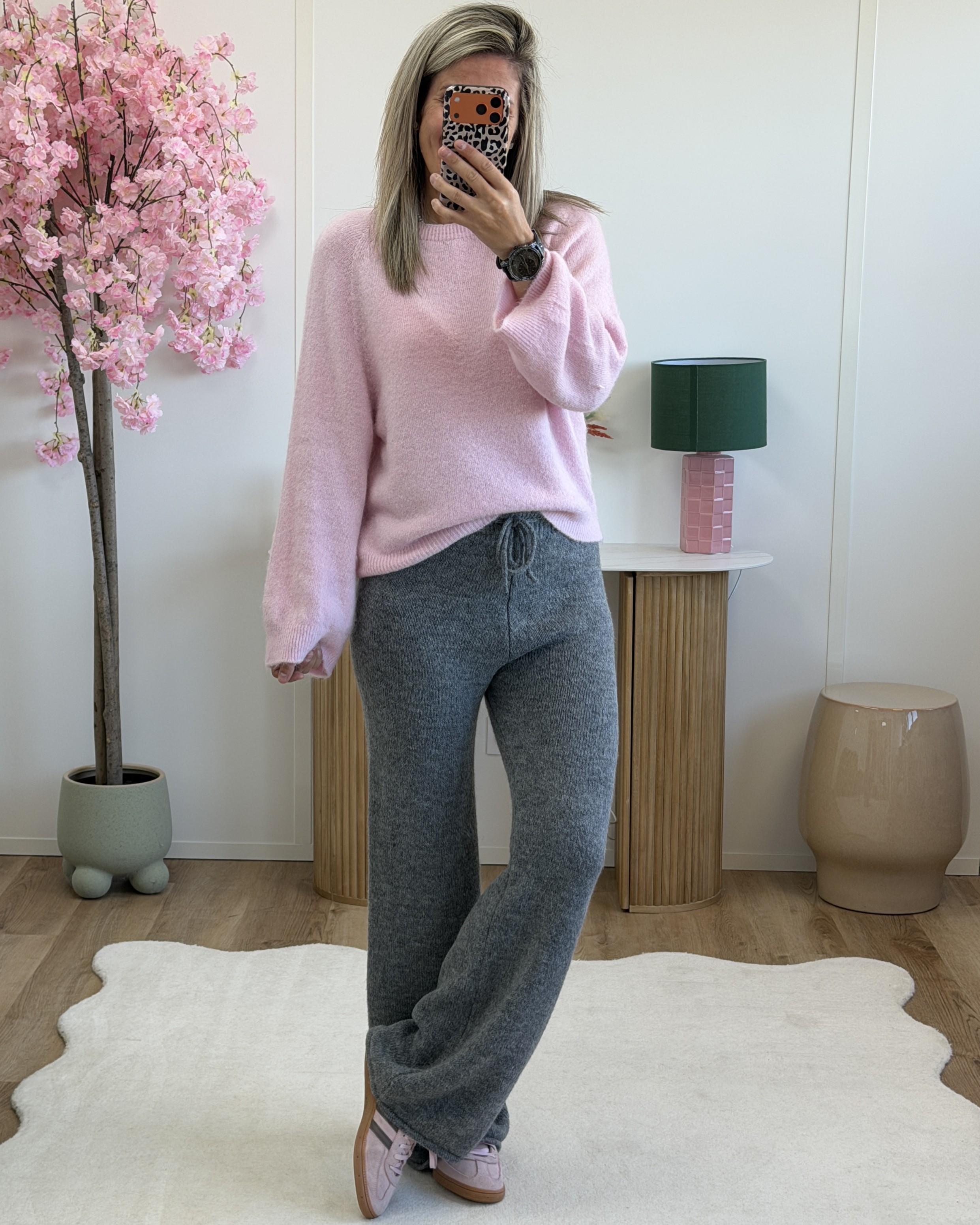 Pantalon cocooning gris