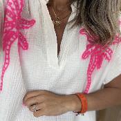 Blouse Soraya blanche