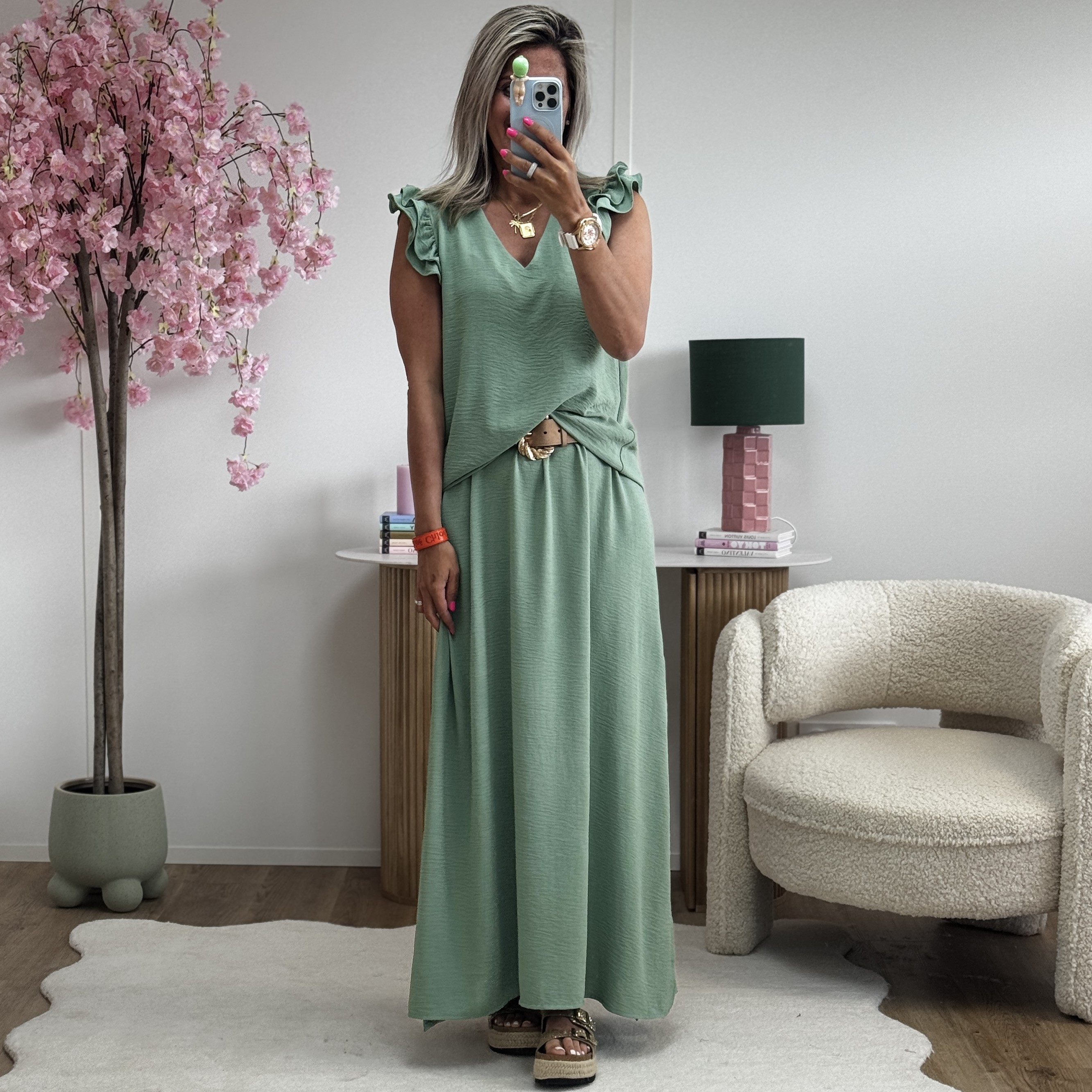 Jupe Armance vert