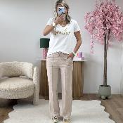 Pantalon Noah beige
