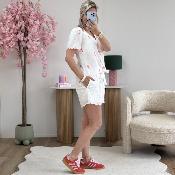 Short en broderie anglaise