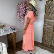 Robe Michele saumon