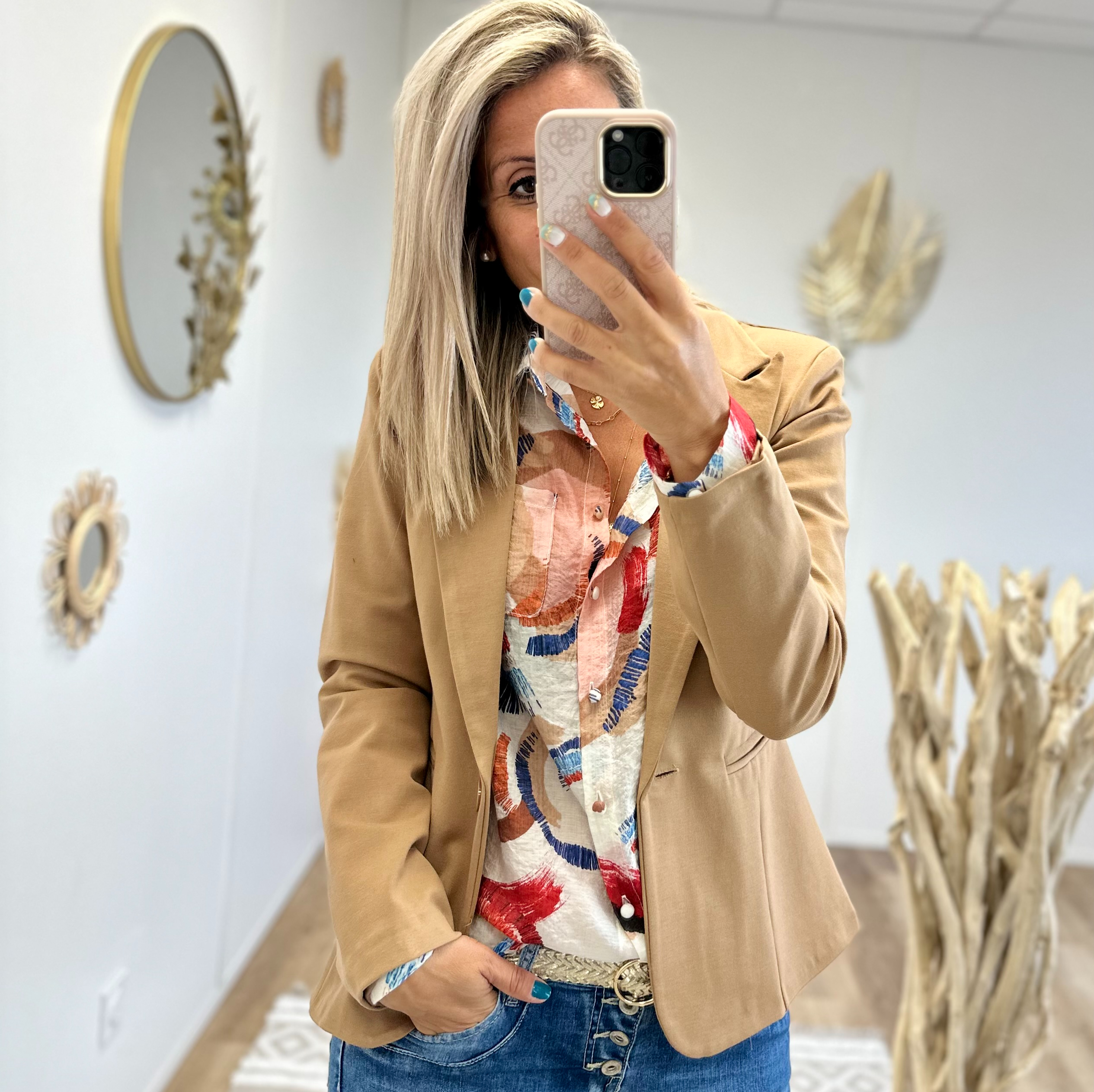 Blazer Eleonore camel (taille petit)