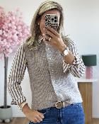 Chemise Valentine marron