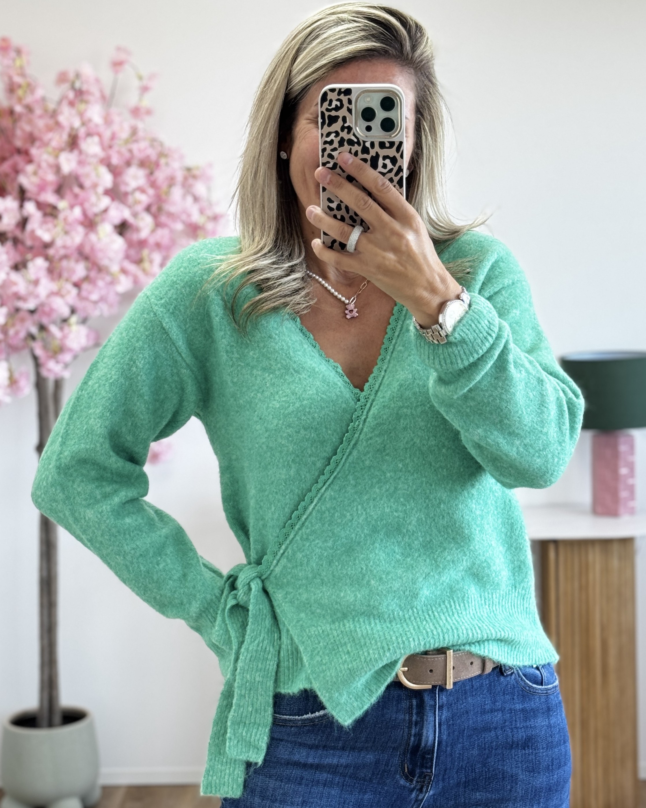 Gilet Juliette vert