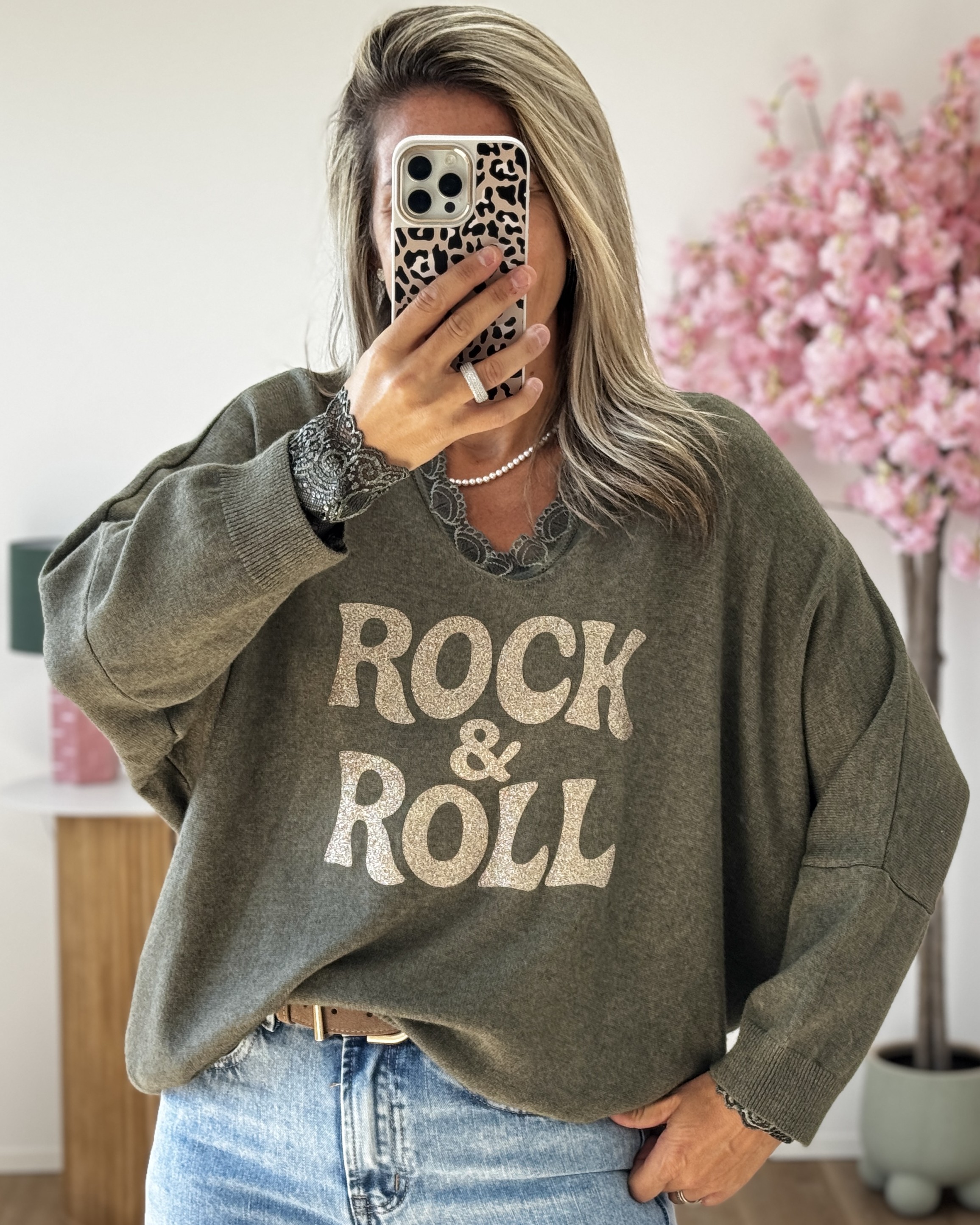 Pull Rock and roll kaki