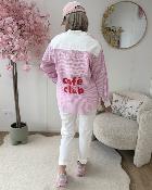 Chemise lovers club rose