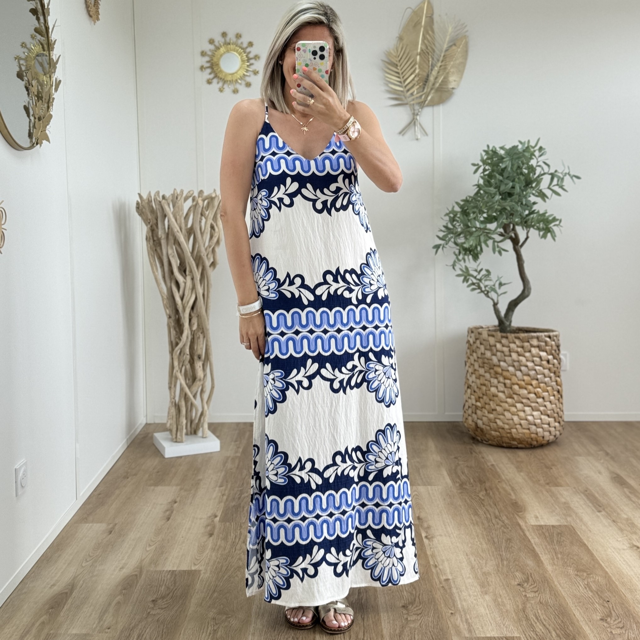 Robe Azelie bleue