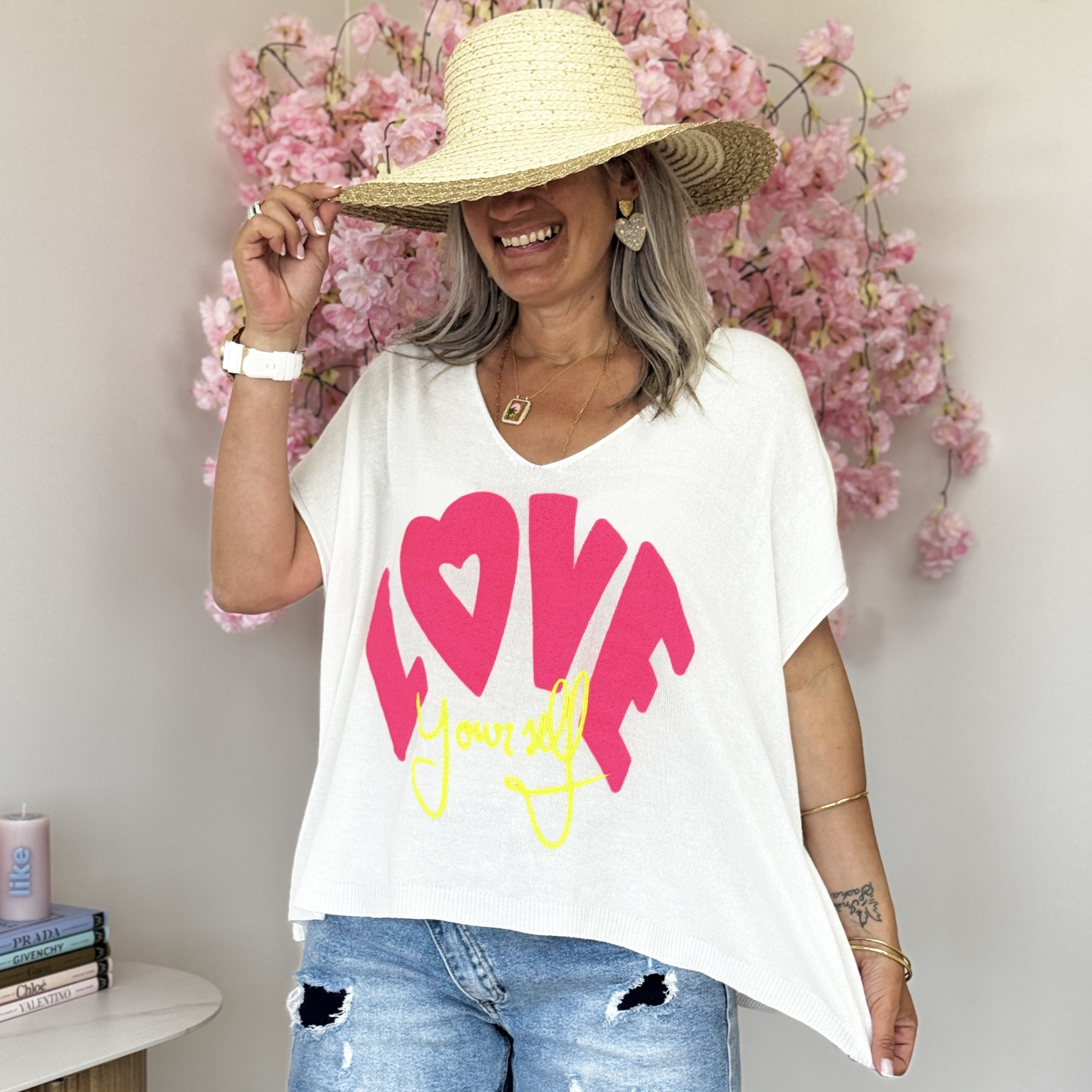 Pull Laura blanc
