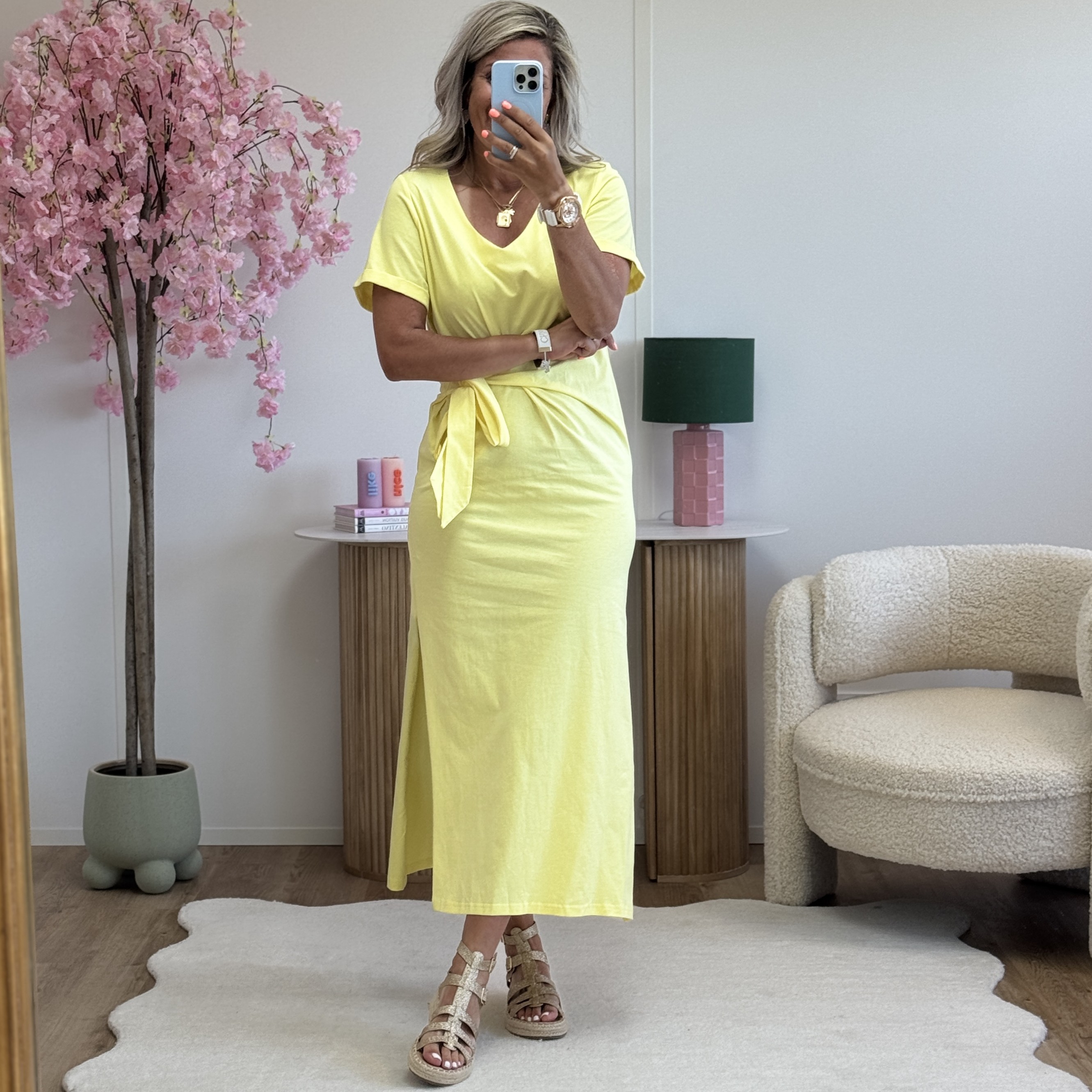 Robe bobby jaune