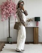 Pull Doris taupe