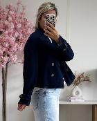Paletot bleu foncé