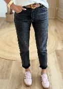 Jean mom gris
