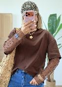 Tee shirt Enora choco