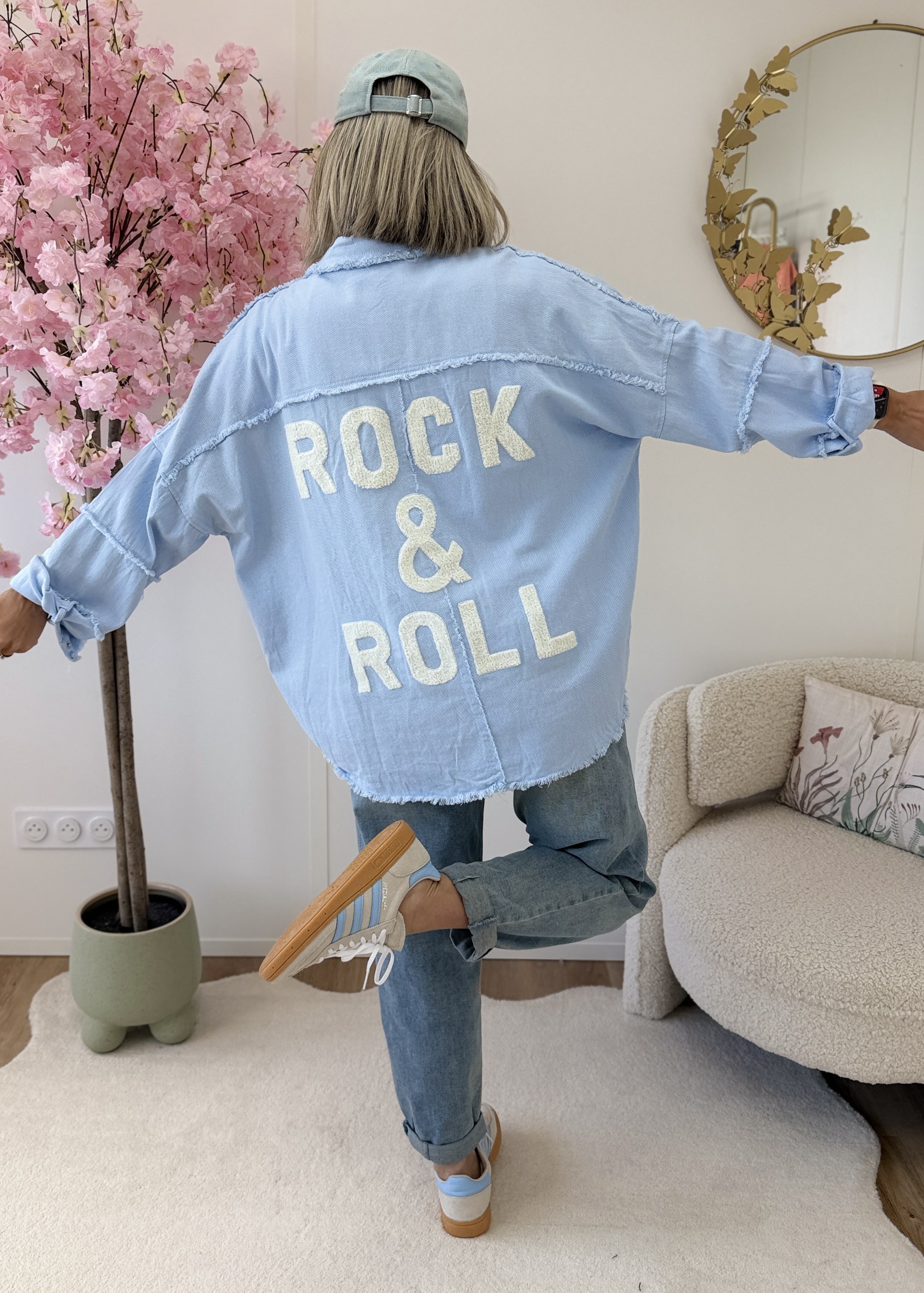 Sur chemise Kris ciel