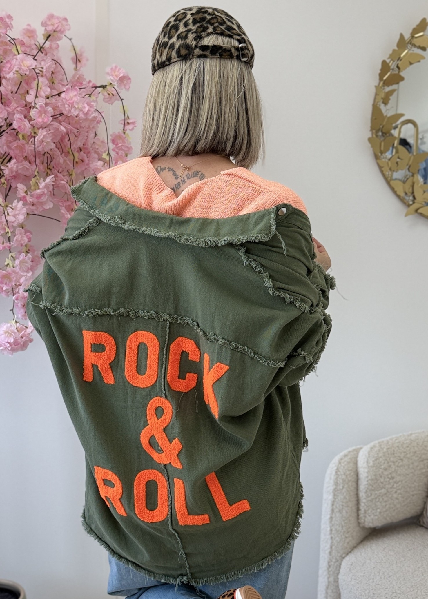 Sur chemise Kris orange