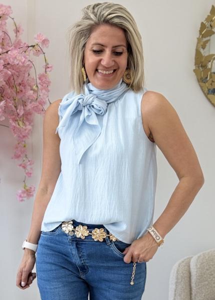 Blouse Samia ciel