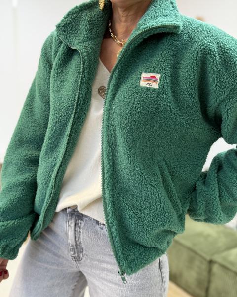 Gilet veste Athenais vert