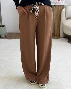 Pantalon Paula camel léo